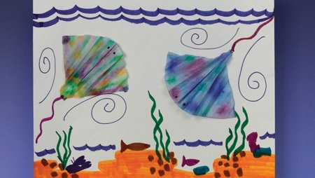 Нарисовать ската