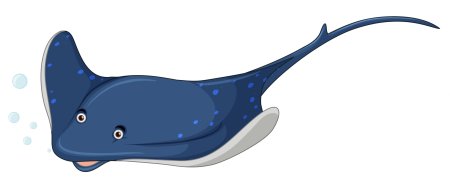 Раскраска Немо Скат