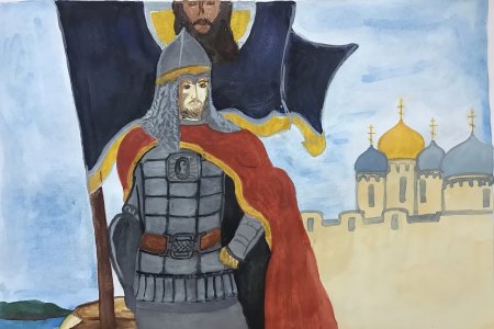 Рисунок Александра Невского для 3 класса