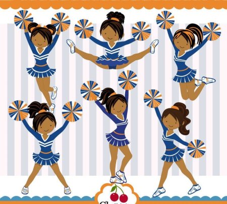 Элементы черлидинга для дошкольников