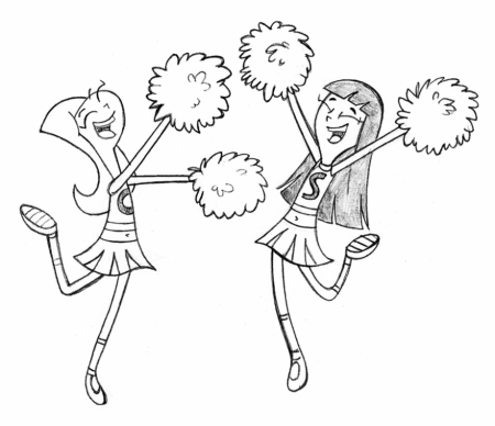 Раскраска Черлидинг