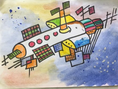 Рисование космический корабль