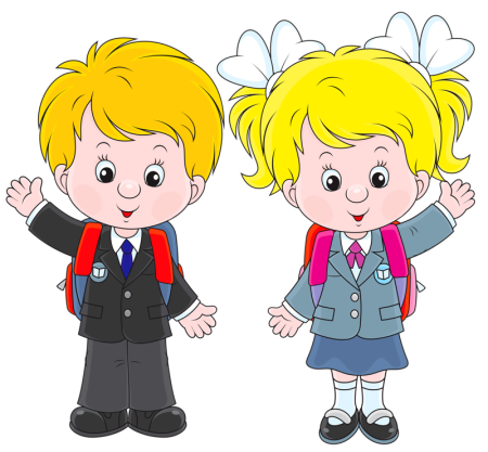 Мальчик и девочка мультяшные