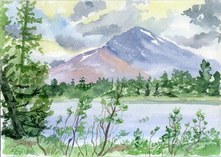 Рисунки на тему природа Сибири