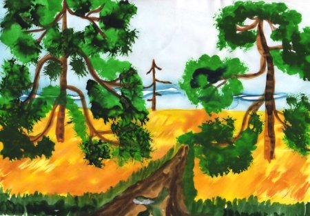Рисунки лесов