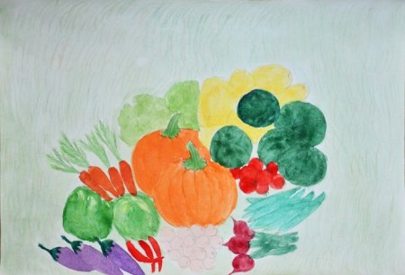 Рисование урожай