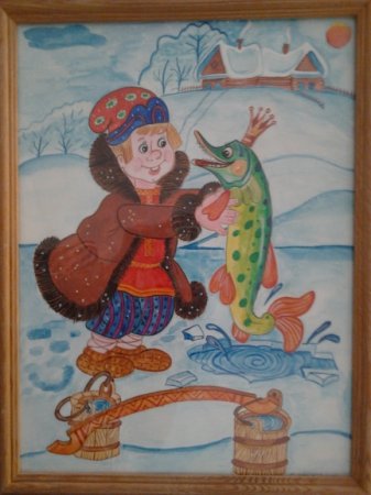 Аппликация по щучьему велению