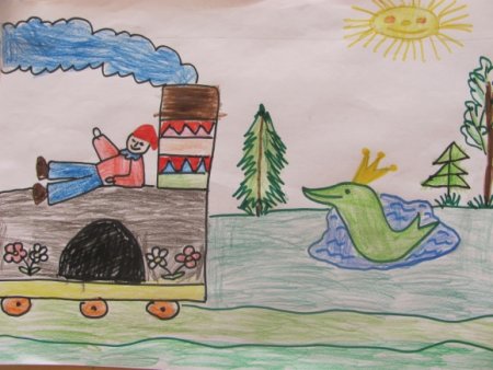 Рисунок по щучьему велению в садик