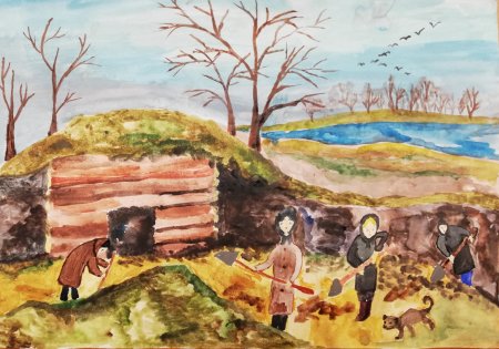 Рисунки Сурского рубежа