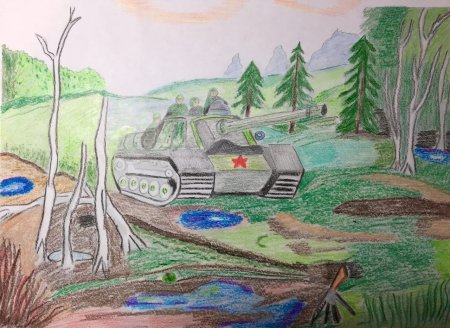 Сурский и Казанский рубеж картины