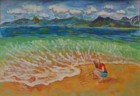 Море рисунок