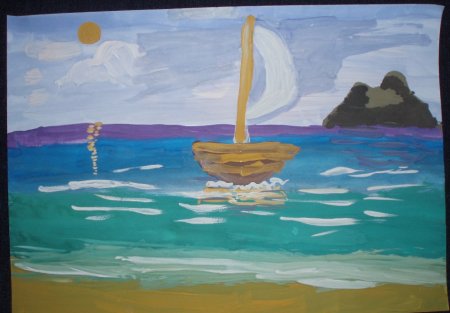 Рисунок на тему море