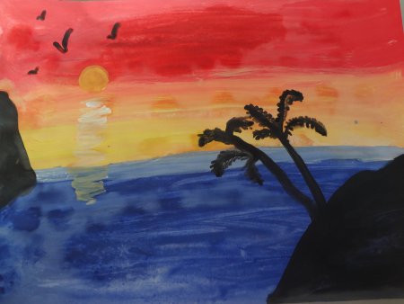 Рисование летние впечатления