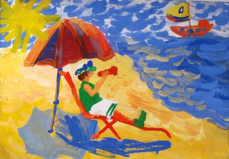 Рисунок мое лето