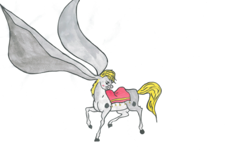 Конёк-горбунок рисунок детский