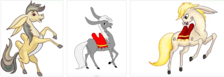 Конек горбунок рисунок