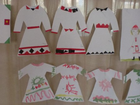 Аппликация Чувашское платье