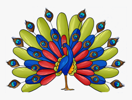 Рисование Павлин