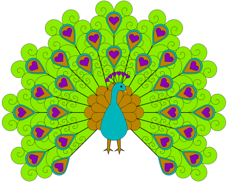 Павлин для детей
