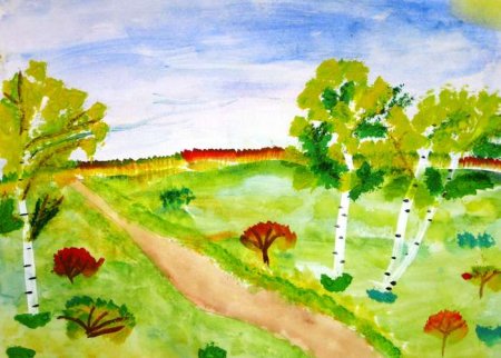 Рисунок на тему природа