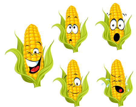 Мультяшный кукуруза