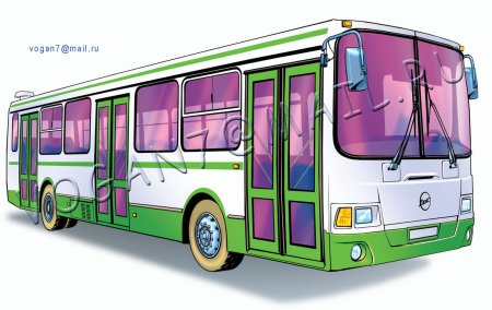 Картина автобус для детей