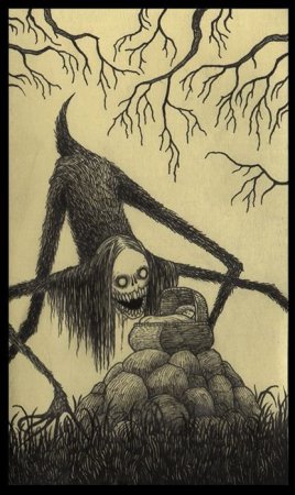 Ужасающие рисунки карандашом