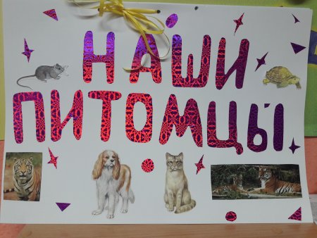 Фотовыставка мой домашний питомец надпись