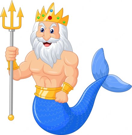 Нептун Бог морей для детей