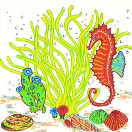 Морской водоросли для рисование