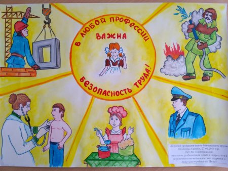 Рисунки на тему охрана труда глазами детей в детском саду