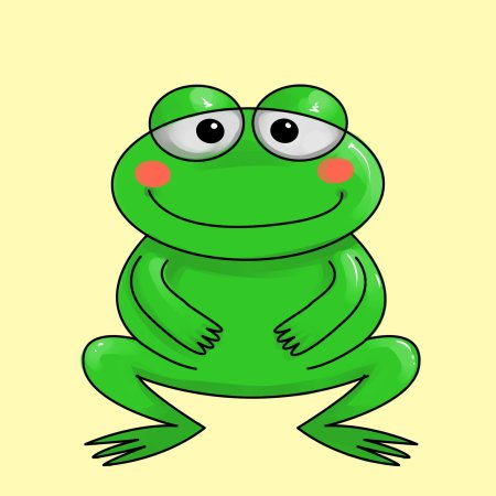 Лягушка рисунок