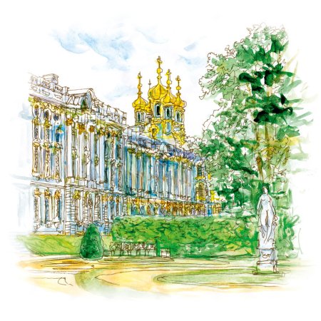 Екатерининский дворец в Царском селе