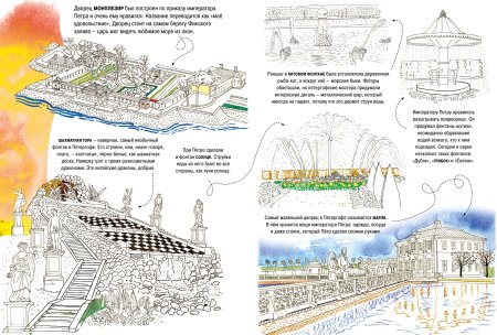 Достопримечательности Санкт Петербурга раскраска