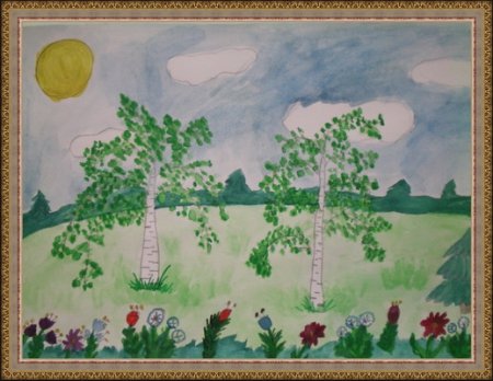 Рисование родная Страна подготовительная группа