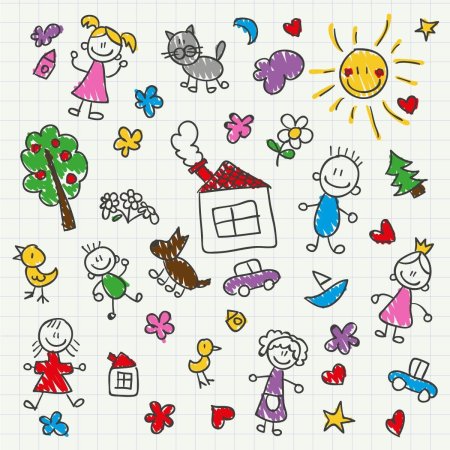 Векторные иллюстрации детские