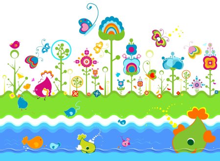 Рисунки на детскую тематику