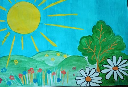 Рисование лето