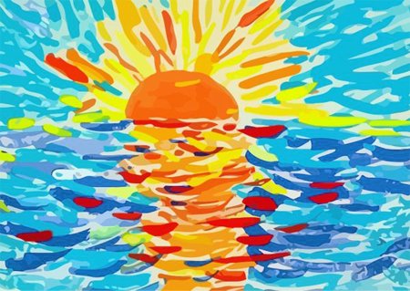 Рисунок на тему лето