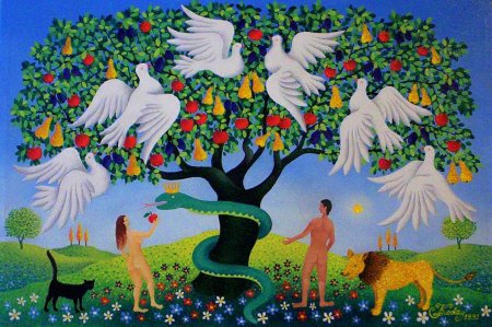 Адам и ева дерево познания