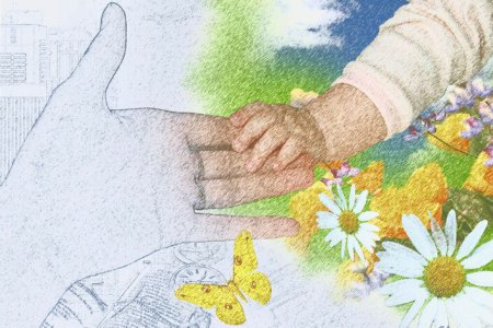 Картина Мамина любовь