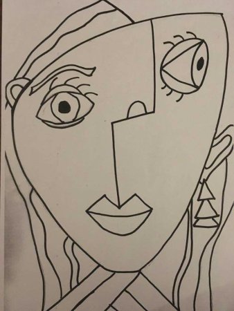 Рисунки в стиле Пикассо