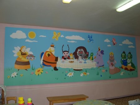 Украшение стен в ДОУ