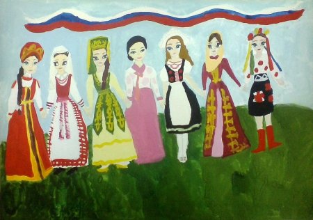 Рисунок на тему единство стиля одежда