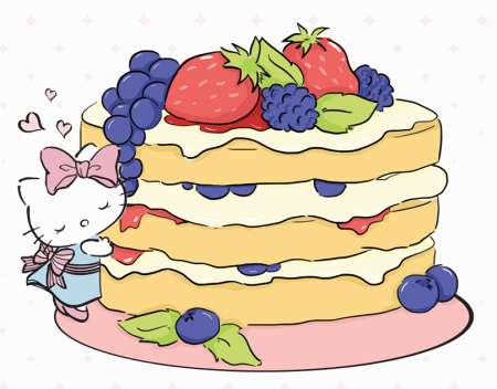 Рисунки для срисовки тортики