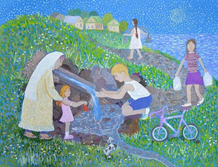 Родник рисунок