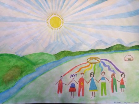 Дружба народов рисунок для детей