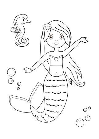 Mermaid Coloring code