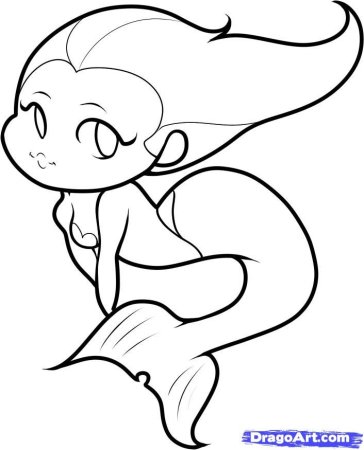 Нарисовать русалку