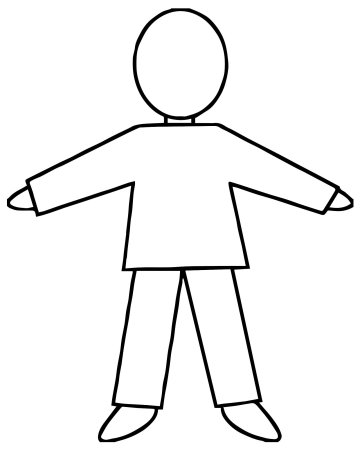 Раскраска человек